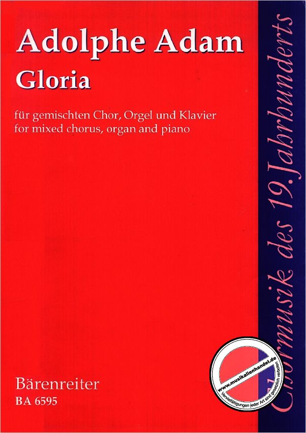 Titelbild für BA 6595 - GLORIA