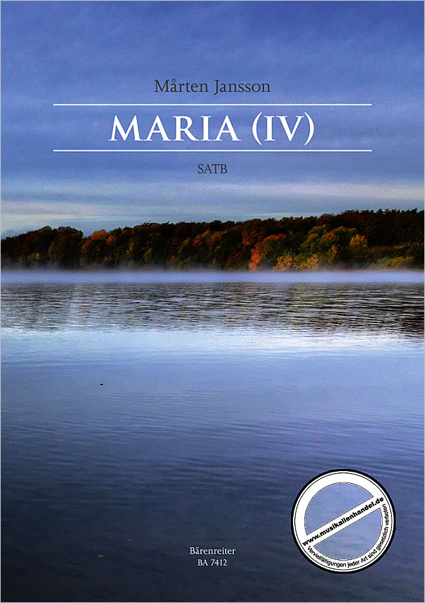 Titelbild für BA 7412 - MARIA (IV)