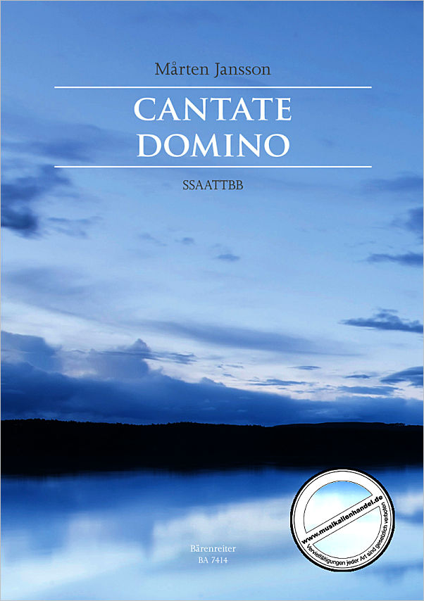 Titelbild für BA 7414 - CANTATE DOMINO
