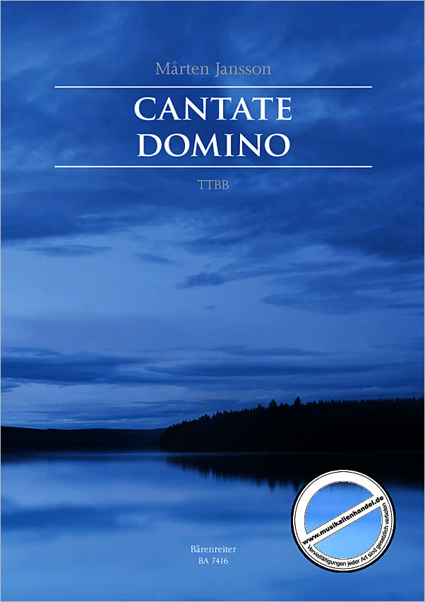 Titelbild für BA 7416 - CANTATE DOMINO