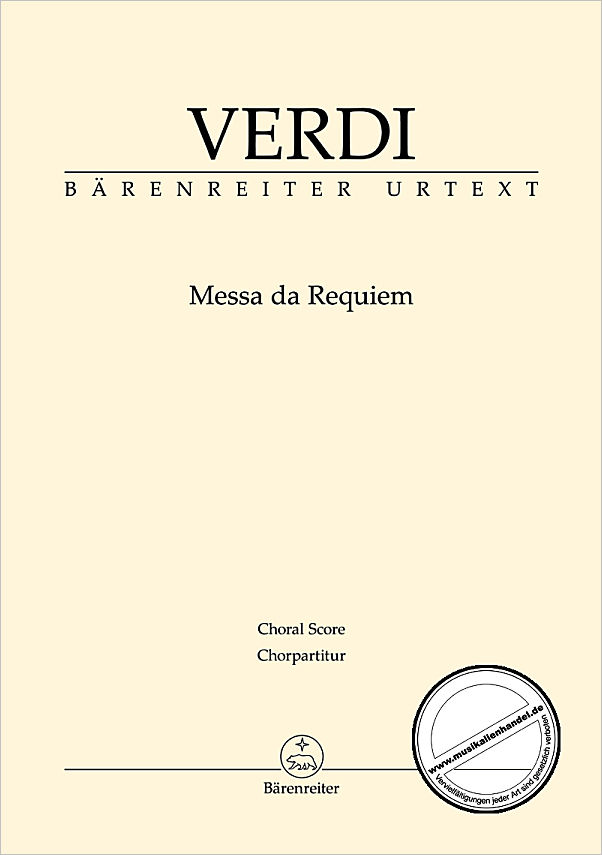 Titelbild für BA 7590-91 - Messa da Requiem