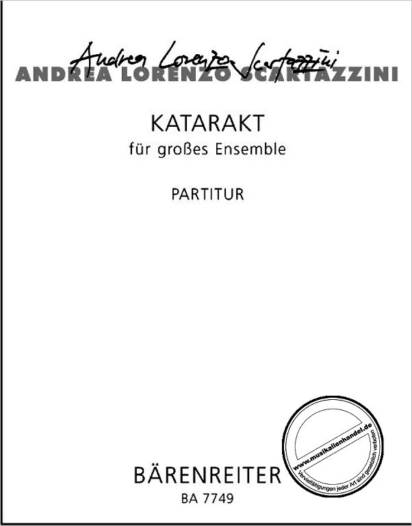 Titelbild für BA 7749 - KATARAKT