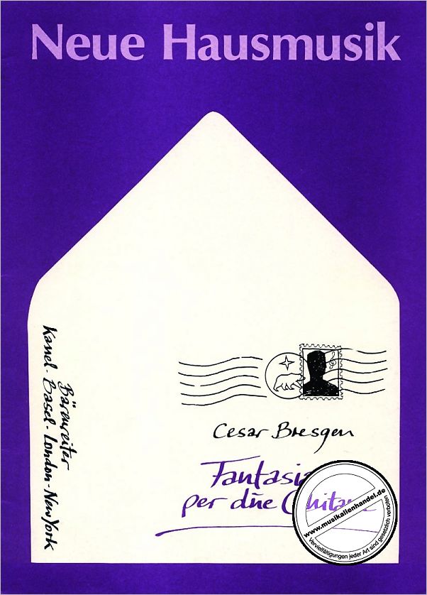Titelbild für BA 8038 - FANTASIE PER DUE CHITARRE (1985