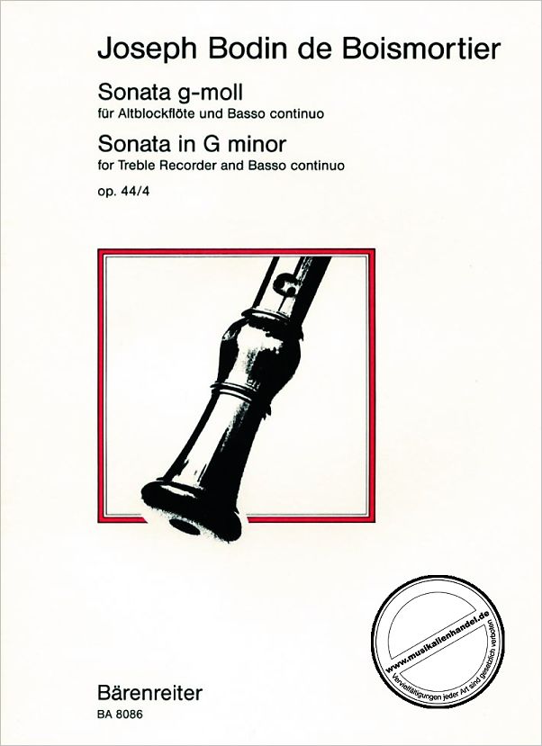 Titelbild für BA 8086 - SONATE G-MOLL OP 44/4