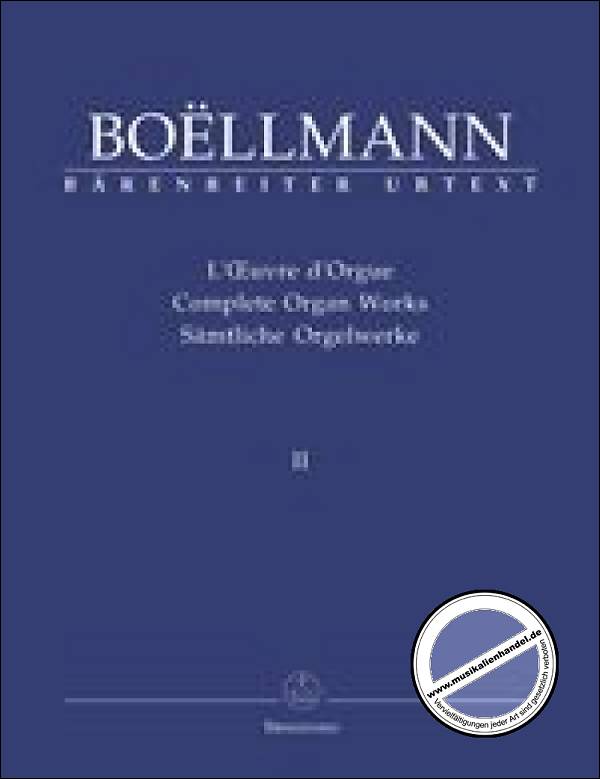 Titelbild für BA 8425 - L'OEUVRE D'ORGUE 2