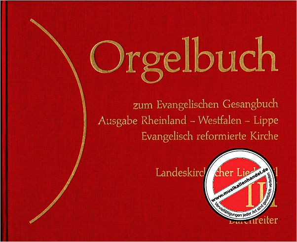 Titelbild für BA 8484 - ORGELBUCH ZUM EKG RHEINLAND WESTFALEN LIPPE