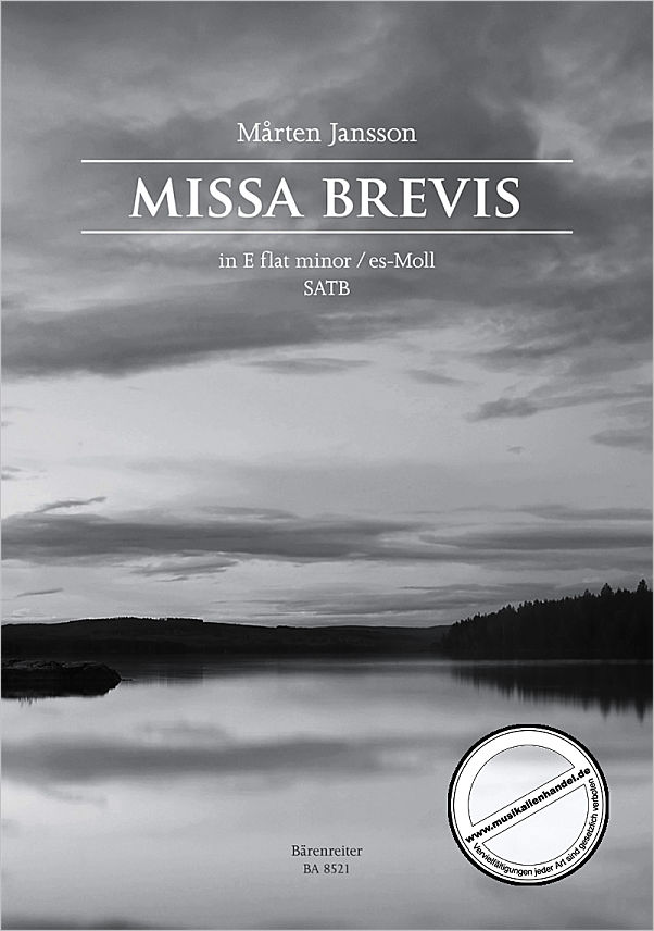 Titelbild für BA 8521 - MISSA BREVIS