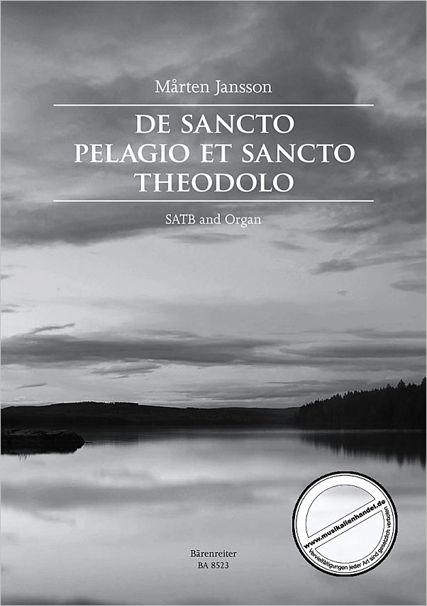 Titelbild für BA 8523 - DE SANCTO PELAGIO ET SANCTO THEODOLO