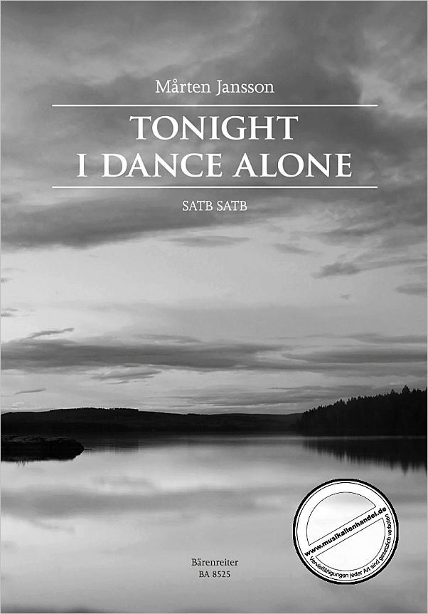 Titelbild für BA 8525 - Tonight I dance alone