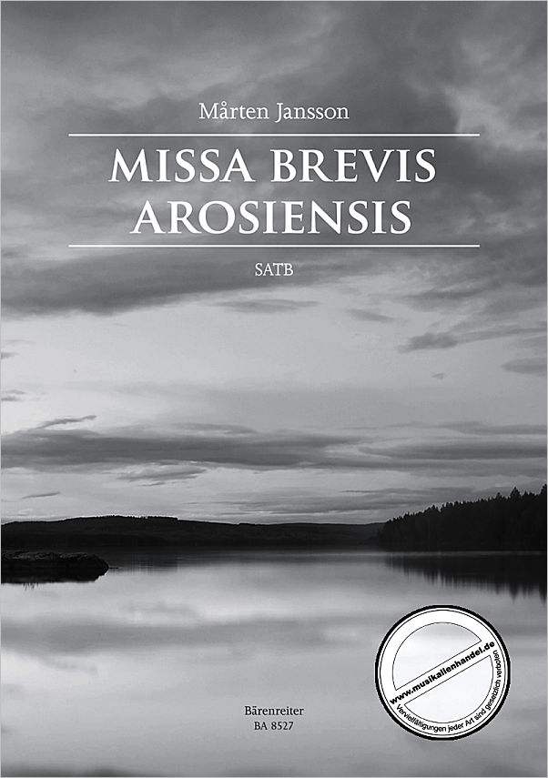 Titelbild für BA 8527 - Missa brevis arosiensis