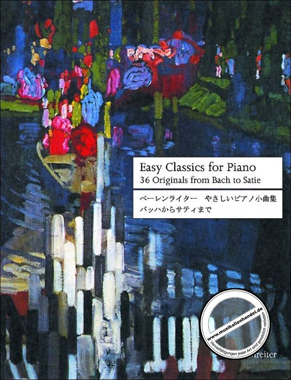 Titelbild für BA 8758 - EASY CLASSICS FOR PIANO