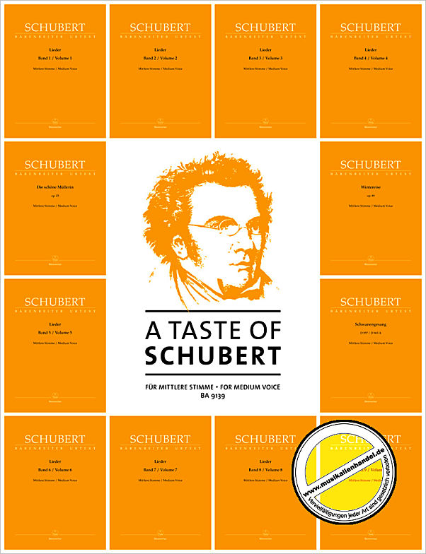 Titelbild für BA 9139 - A taste of Schubert