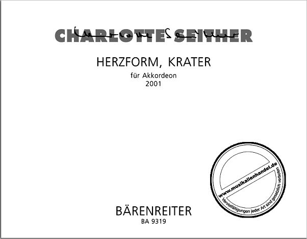 Titelbild für BA 9319 - HERZFORM - KRATER