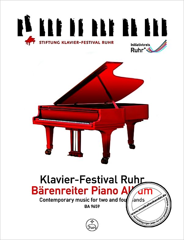 Titelbild für BA 9659 - KLAVIER FESTIVAL RUHR - BAERENREITER PIANO ALBUM