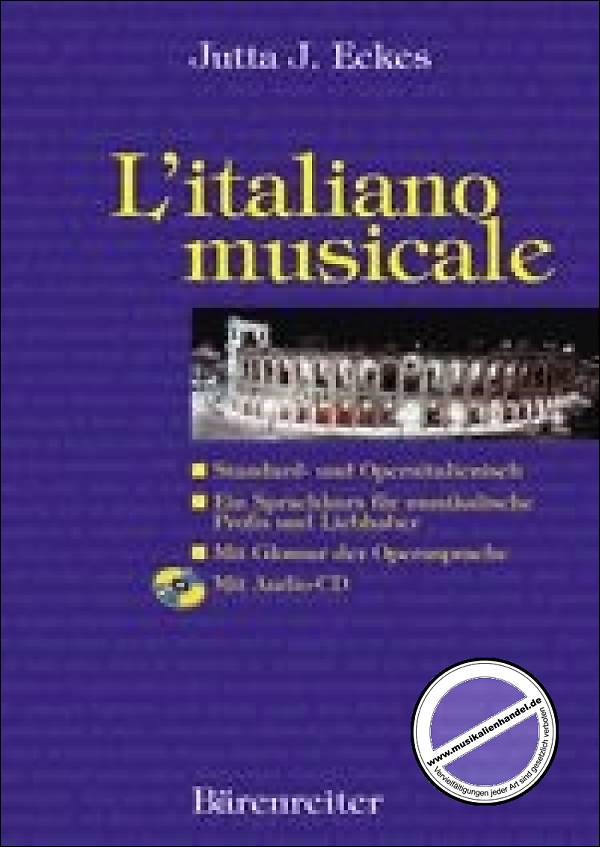 Titelbild für BABVK 1479 - L'ITALIANO MUSICALE - OPERN UND