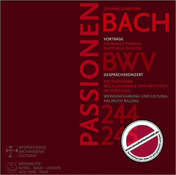 Titelbild für BABVK 1970 - JOHANNES PASSION BWV 245 + MATTHAEUS PASSION BWV 244