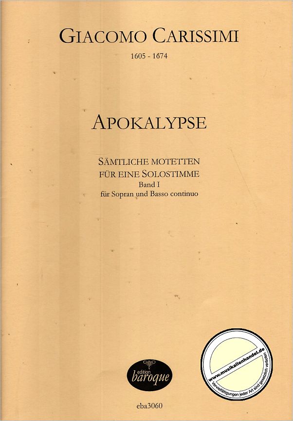 Titelbild für BAROQUE 3060 - APOKALYPSE