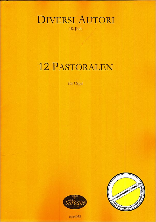 Titelbild für BAROQUE 4038 - 12 PASTORALEN