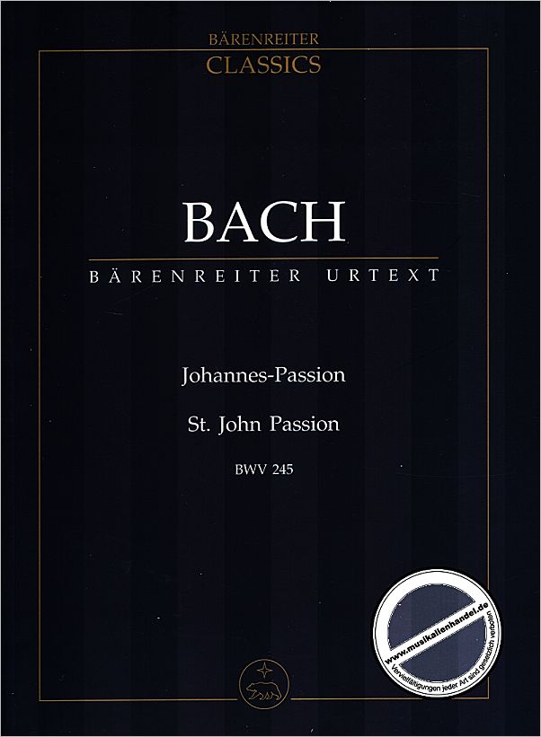 Titelbild für BATP 197 - JOHANNES PASSION BWV 245