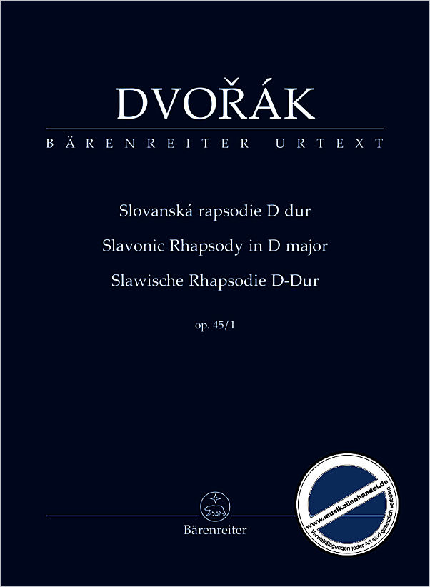 Titelbild für BATP 541 - Slawische Rhapsodie D-Dur op 45/1