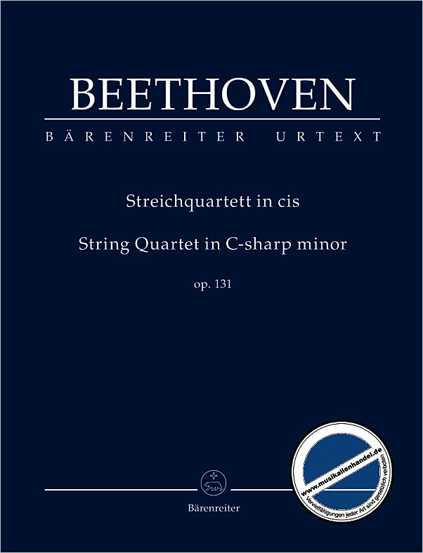 Titelbild für BATP 931 - Quartett cis-moll op 131