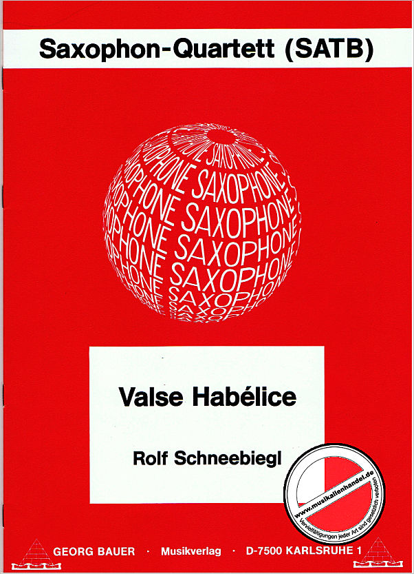 Titelbild für BAU 764 - VALSE HABELICE