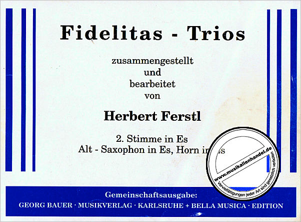 Titelbild für BAU 937-2ES - FIDELITAS TRIOS