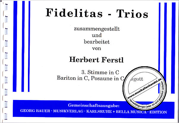 Titelbild für BAU 937-3C - FIDELITAS TRIOS