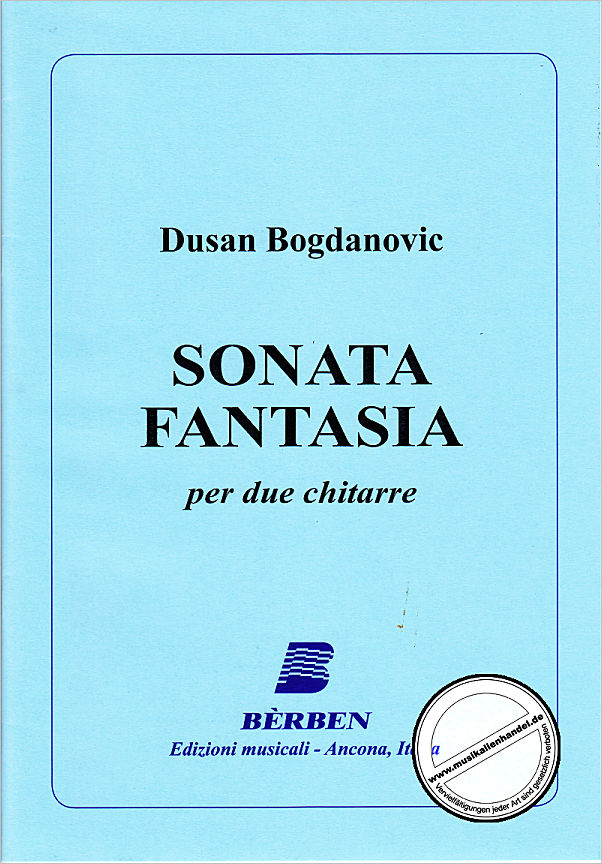 Titelbild für BE 3501 - SONATA FANTASIA