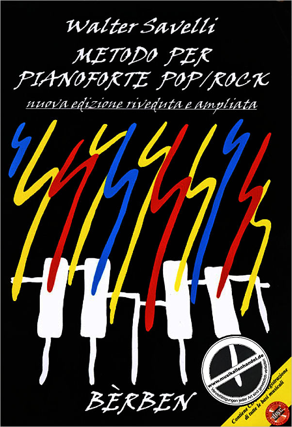 Titelbild für BE 88 - METODO PER PIANOFORTE ROCK 1