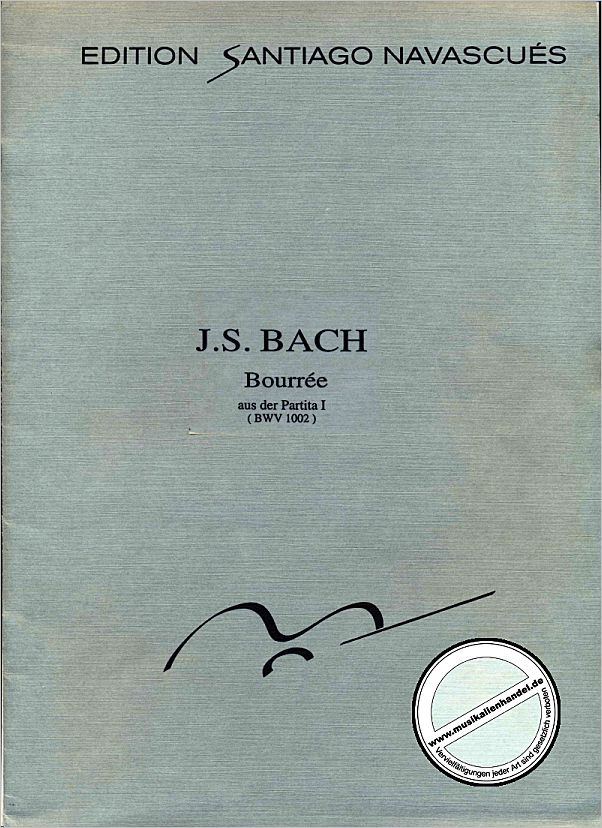 Titelbild für BG -B1-5 - BOURREE (PARTITA BWV 1002)