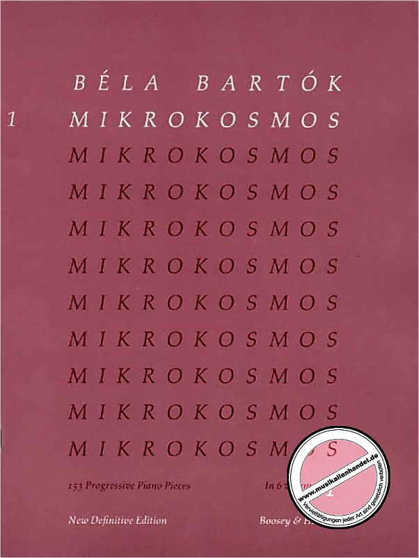 Titelbild für BH 0100053 - MIKROKOSMOS 1