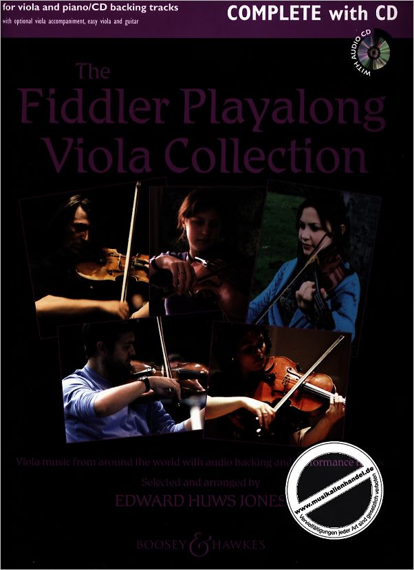 Titelbild für BH 11785 - THE FIDDLER PLAYALONG VIOLA COLLECTION