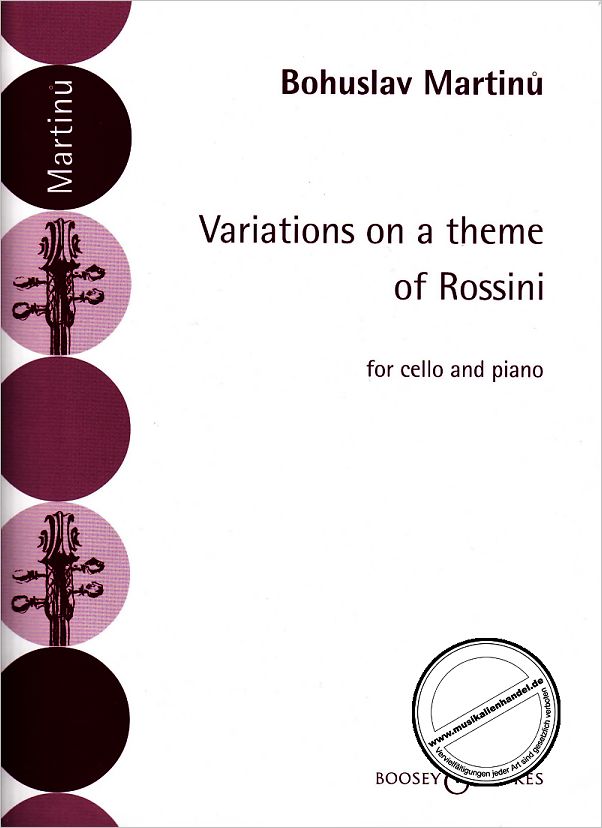 Titelbild für BH 1200084 - VARIATIONEN (THEMA ROSSINI)