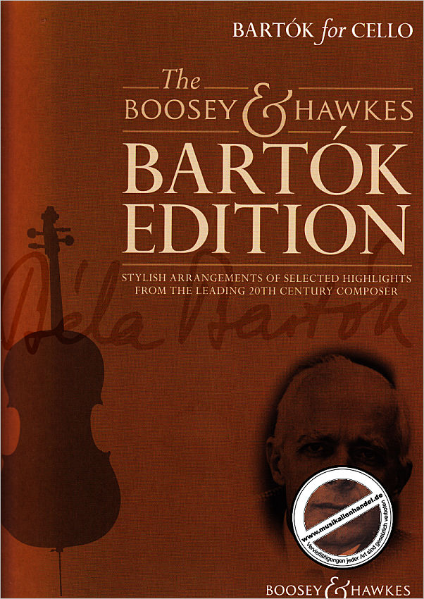 Titelbild für BH 13521 - Bartok for Cello