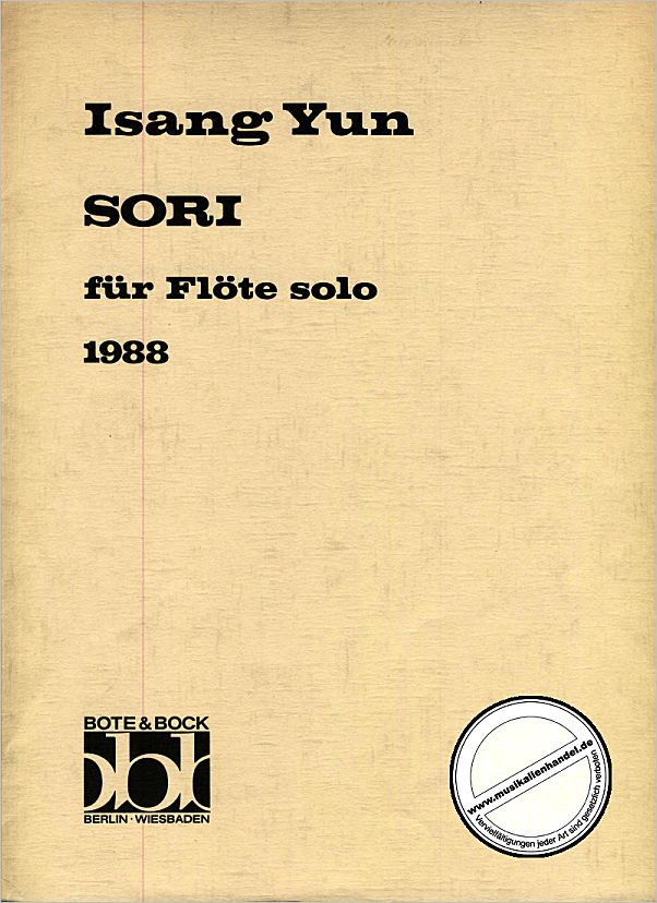 Titelbild für BH 2000601 - SORI