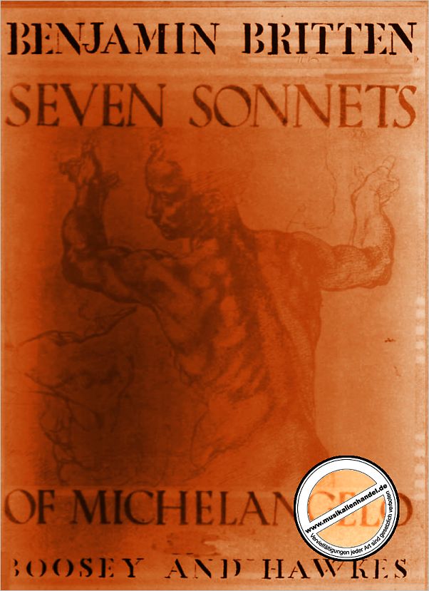 Titelbild für BH 5000064 - SEVEN SONNETS OF MICHELANGELO OP 22