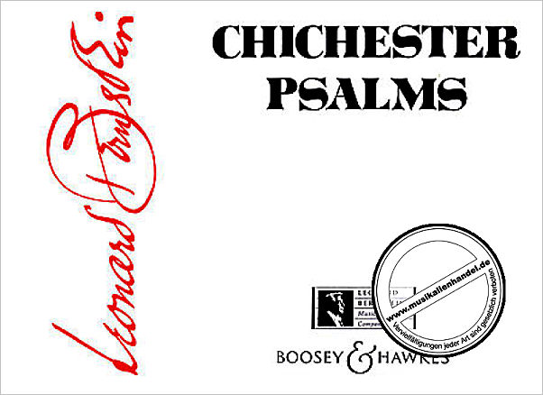 Titelbild für BH 8000887 - CHICHESTER PSALMS