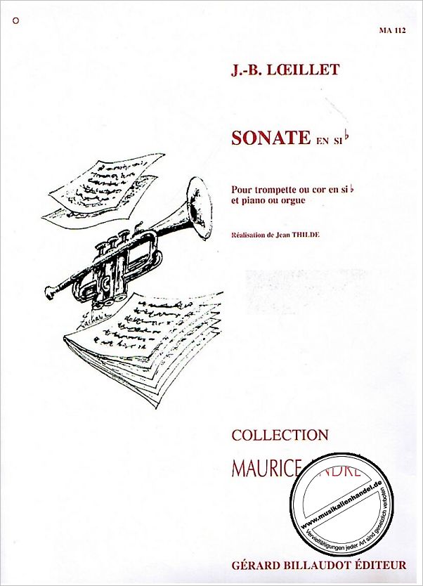 Titelbild für BILL 1620 - SONATE B-DUR