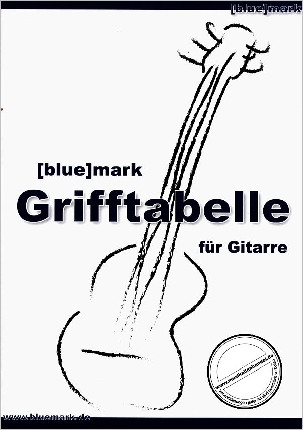 Titelbild für BLUE 9390102 - GRIFFTABELLE FUER GITARRE