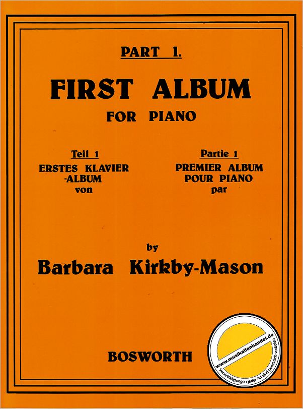 Titelbild für BOE 003620 - FIRST ALBUM 1