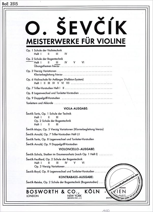 Titelbild für BOE 3515 - BOGENTECHNIK OP 2/3
