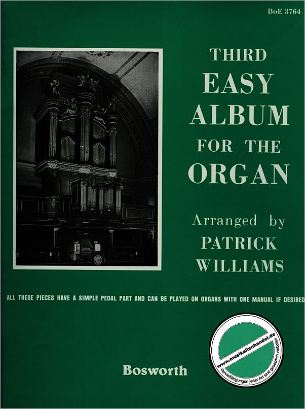 Titelbild für BOE 3764 - THIRD EASY ALBUM FOR ORGAN