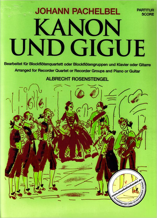 Titelbild für BOE 4157 - KANON + GIGUE D-DUR