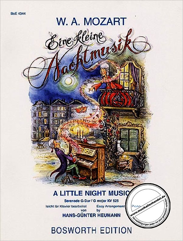 Titelbild für BOE 4344 - EINE KLEINE NACHTMUSIK G-DUR KV 525 (SERENADE)