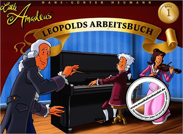 Titelbild für BOE 7149 - LITTLE AMADEUS - LEOPOLDS ARBEITSBUCH