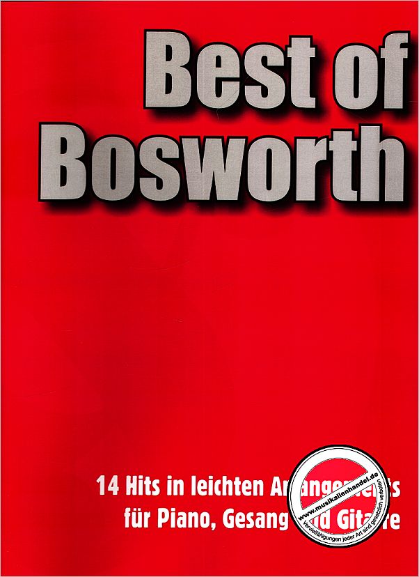Titelbild für BOE 7652 - BEST OF BOSWORTH