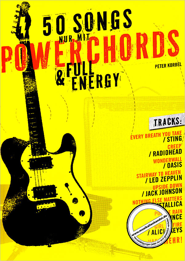 Titelbild für BOE 7708 - 50 SONGS NUR MIT POWERCHORDS + FULL ENERGY