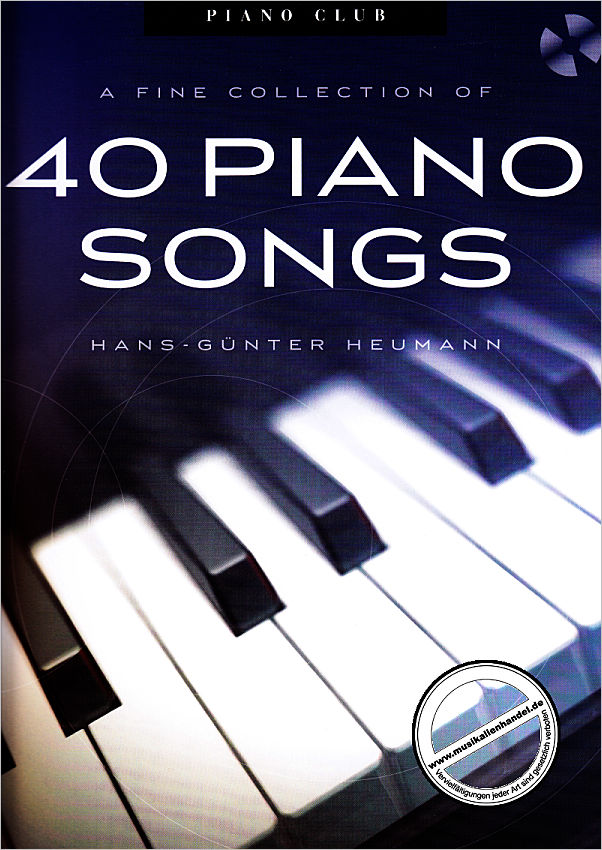Titelbild für BOE 7711 - A FINE COLLECTION OF 40 PIANO SONGS