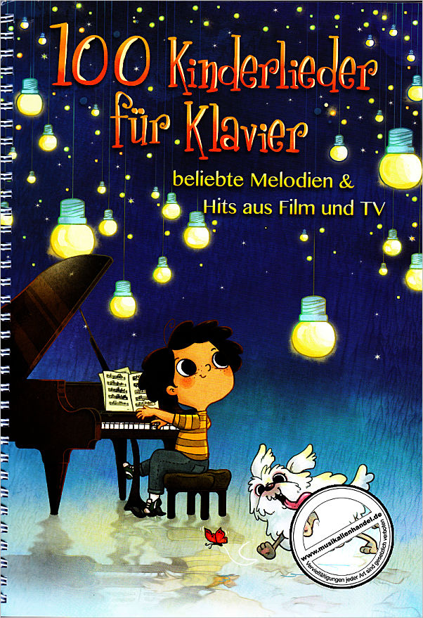 Titelbild für BOE 7932 - 100 Kinderlieder für Klavier